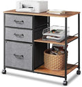 DEVAISE 3 Drawer Mobile File Cabinet, Rolling Printer Stand by DEVAISE