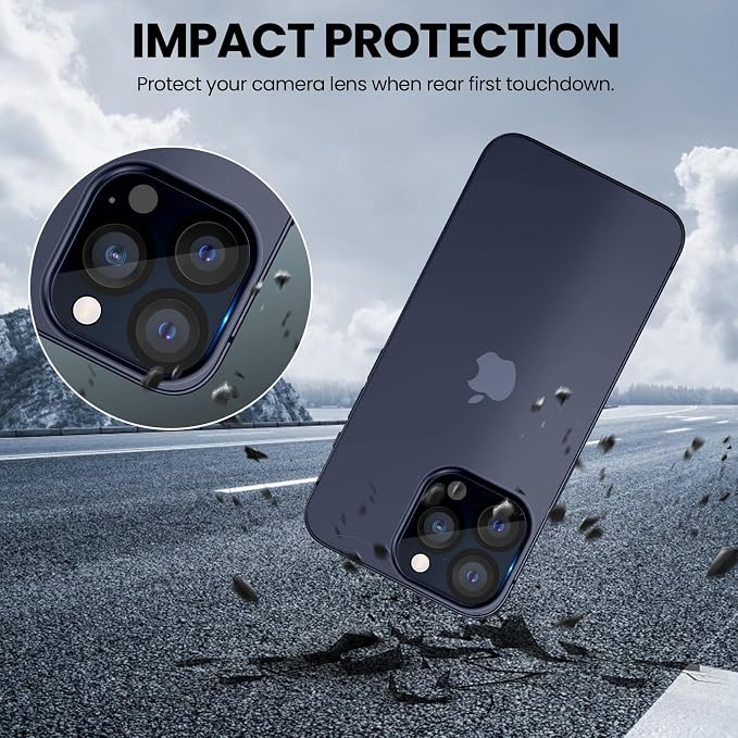 Tensea for iPhone 15 Pro / 15 Pro Max Camera Screen Protector, Tempered Glass - Image 4
