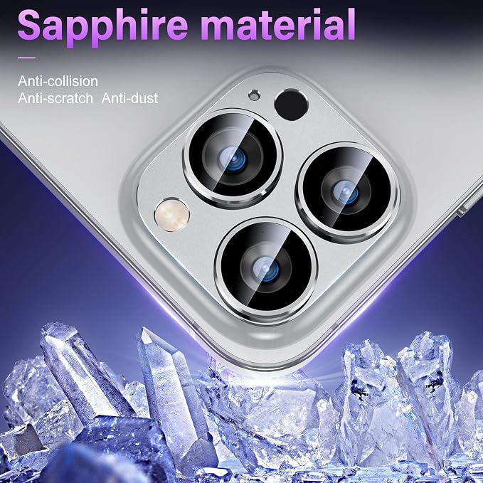 Uyiton for iPhone 14 Pro/iPhone 14 Pro Max Camera Lens Protector, 9H Tempered - Image 4