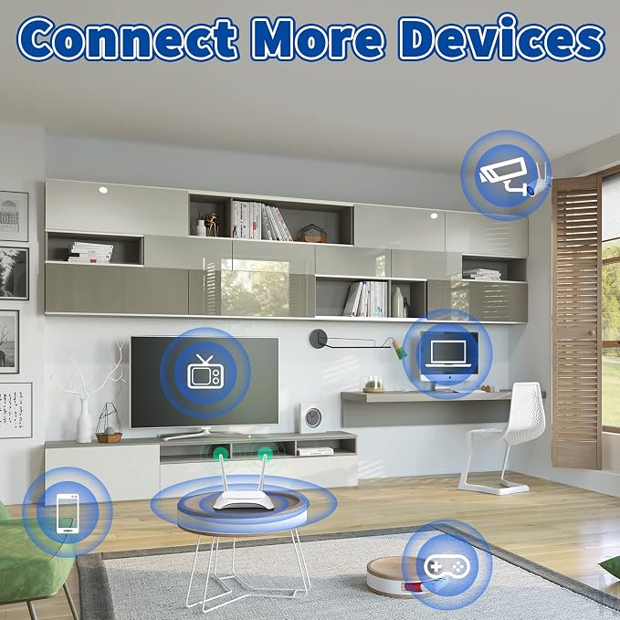 Bingfu External WiFi Antenna RP-SMA 2.4GHz 5GHz 5.8GHz 3dBi Dual Band Wireless - Image 4