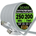 GEARit Cat 6 Outdoor Flat Ethernet Cable Direct Burial Rated LLDPE Jacket by GEARit