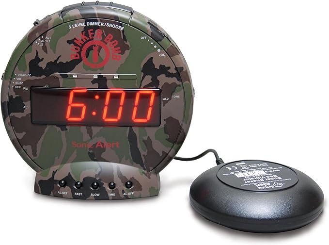 Sonic Bomb Dual Alarm Clock by SonicAlert