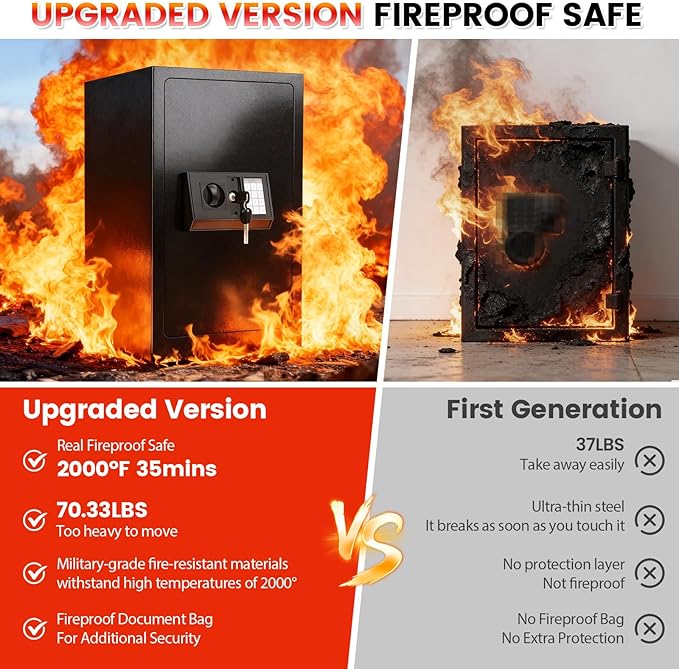 35 Mins Fireproof Safe - Image 3