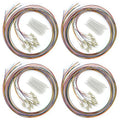 4Pack 12 Strand Multimode OM3 50/125 LC-UPC Fiber Pigtail, 1.5 Meters LC-OM3 by Bangun