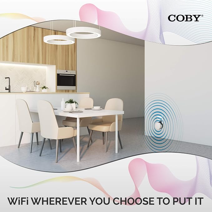Coby WiFi Wall-Mount Holder, Wall-Outlet Router Mount - Image 3