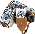 Padwa Lifestyle 2" Wide Classic Crazy Horse Art Cowhide Head Cotton Camera by PadwaLifestyleCameraStrap