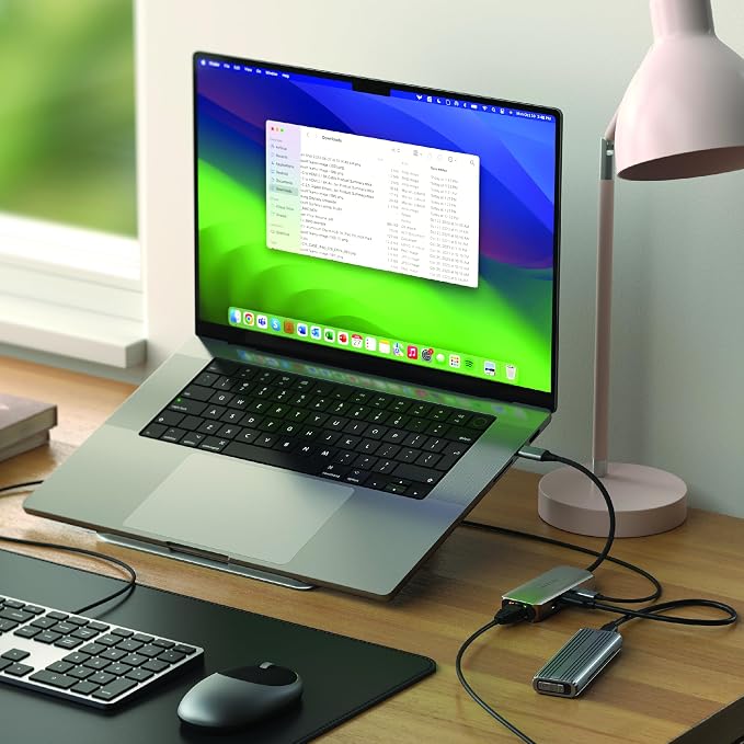 Satechi USB C Ethernet Adapter 2.5 Gigabit, 4 in 1 USB C Network Adapter - Image 7