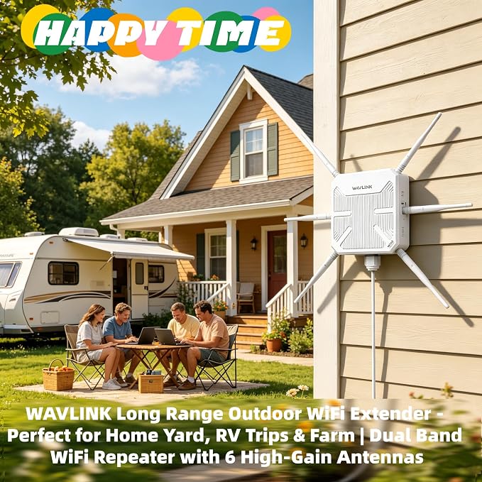 WAVLINK AX3000 Outdoor WiFi 6 Extender, Long Range Outdoor Access Point - Image 5