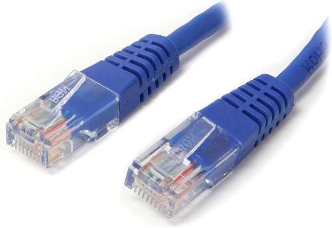 StarTech.com Cat5e Ethernet Cable - 10 ft - Blue - Patch Cable - Molded Cat5e by StarTech