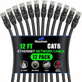 Maximm Cat 6 Ethernet Cable 12 Ft, Cat6 Cable, LAN Cable, Internet Cable by MaximmCable