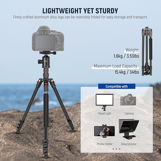 NEEWER 77 inch Camera Tripod Monopod - Image 2