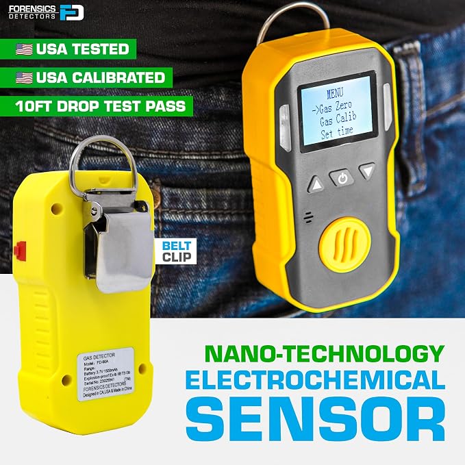 Carbon Monoxide Detector CO Analyzer + Pump by Forensics | USA NIST Calibration - Image 3