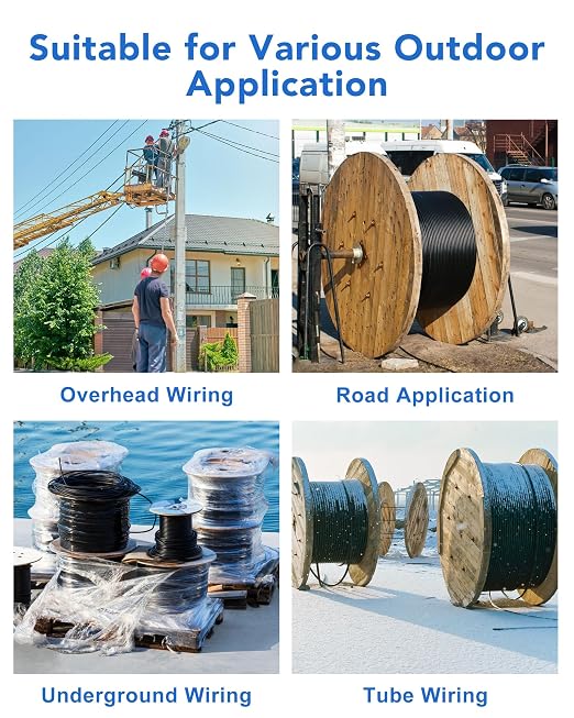 60M Uniboot LC to LC Single Mode Fiber Patch Cable，OS2 Outdoor Armored Fiber - Image 8