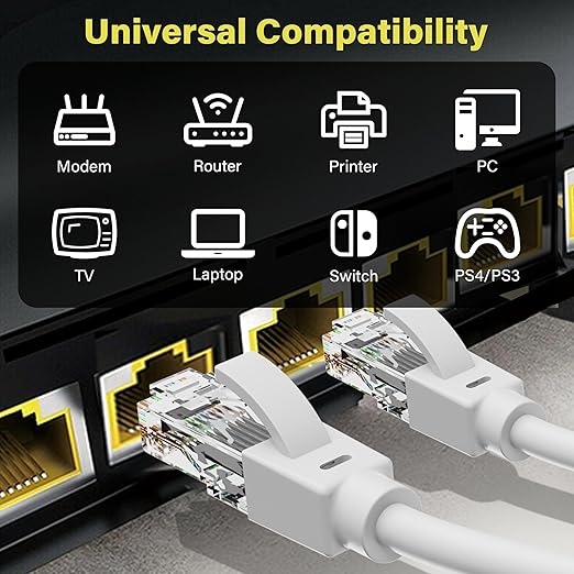 Ethernet Cable 60ft For Cat6/Cat5E, 10Gbps Compatible - Image 6