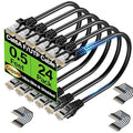 Cat6 Ethernet Cable 10Gbps 0.5 ft, UTP Ethernet Cable Cat 6, Flexible Bare by Unknown