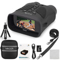 Minolta 10x25 Digital Night Vision Monocular w/Built-in 4K HD Video Camera by Minolta