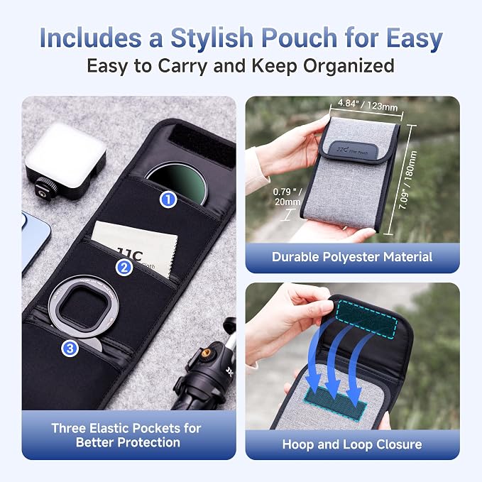 JJC 67mm ND Filter for iPhone, Magnetic Lens Filter Adapter - Image 7