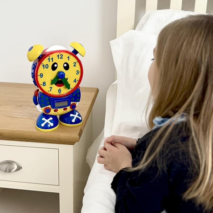 The Learning Journey Telly The Teaching Time Clock, Electronic Analog & Digital - Image 4