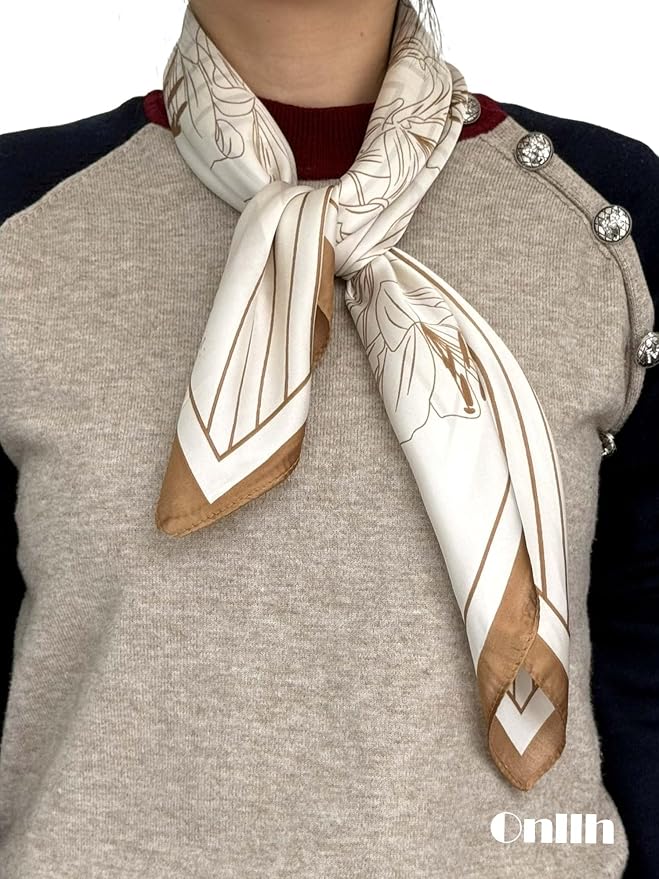 Silky Scarf for Women Lightweight Satin Bandanas Neck Hair Wrap For Sleeping - Image 5