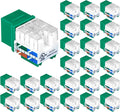 VCE UL Listed Cat6 RJ45 Keystone Jack Insert 25-Pack, 90 Degree Punch Down by VCE