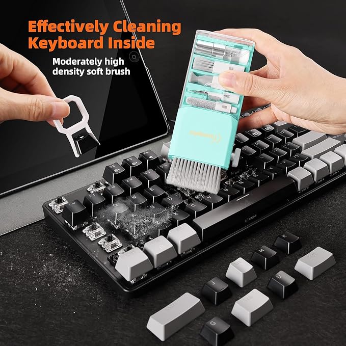 Tassmpitor Laptop Screen Keyboard Cleaner Kit, All in 1 Electronics Cleaning - Image 2