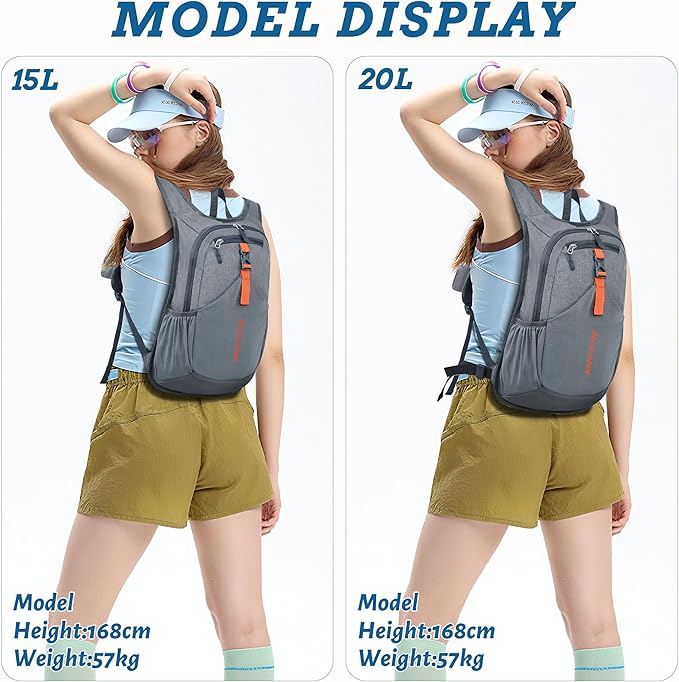 BECOJADDE 20L Small Hiking Backpack - Image 5