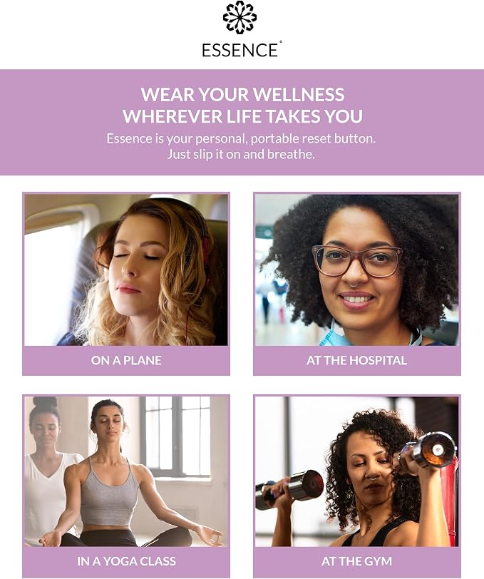 HONÉ Essence Wearable Aromatherapy Nasal Diffuser – Lavender Essential Oil Nose - Image 4