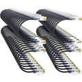 Cat6a Patch Cables 1ft Slim, Cat6 Ethernet Patch Cable Pure Copper, Flexible by 10Gsupxsel