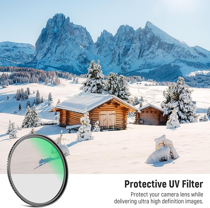 Neewer 82mm MC UV Protection Filter 24 Layer Multi Resistant Nano Coatings/HD - Image 2