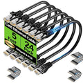 Cat6 Ethernet Cable 10Gbps 5 ft, UTP Ethernet Cable Cat 6, Flexible Bare Copper by Unknown