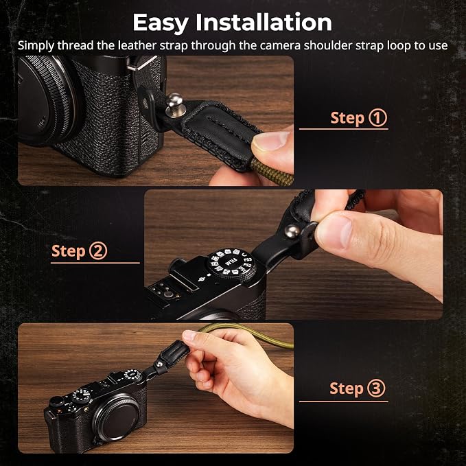 SMALLRIG Rope Camera Neck Shoulder Strap, Adjustable Braided Shoulder Strap - Image 5