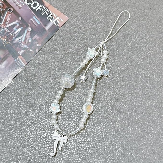 Beaded Camera Wrist Strap Cute Digital Camera Charm Lanyard, Phone Wristlet - Image 3