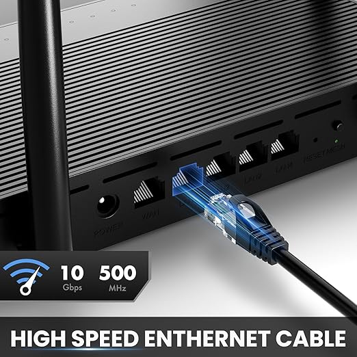 Ultra Clarity Cables Cat 6 Ethernet Cable 8 Ft, Cat6 Patch Cable, High Speed - Image 2