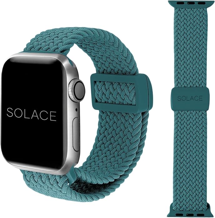 Solace Bands Imperium Adapt Wide Adjustable Nylon Braided Watch Band by SolaceBand