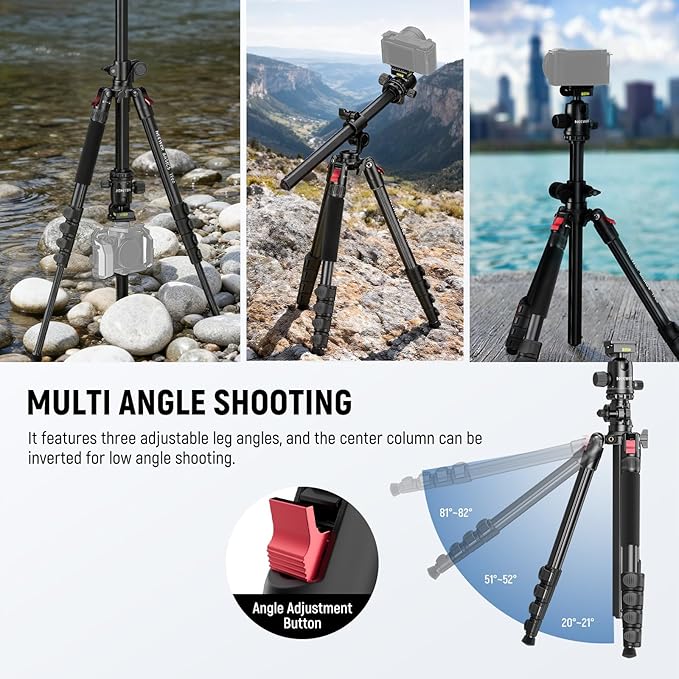 NEEWER Basics 64.5" Horizontal Overhead Tripod - Image 6