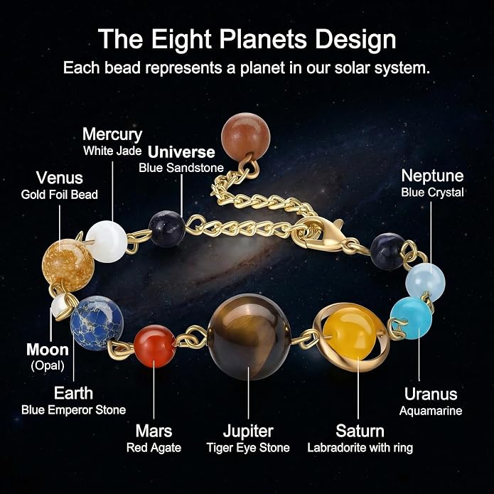 Solar System Bracelet Gemstone Bracelets - Image 3