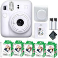 Fujifilm Instax Mini 12 Instant Camera Clay White Bundle by FUJIFILM