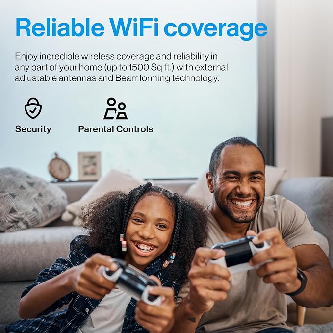 Linksys WiFi 5 Router | 1, 500 Sq. ft Coverage | 20+ Devices | Speeds up to - Image 4