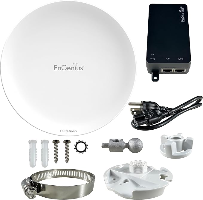EnGenius EnStation6 Outdoor Wi-Fi 6 Wireless Bridge, 1200 Mbps, 2x2 MIMO - Image 8