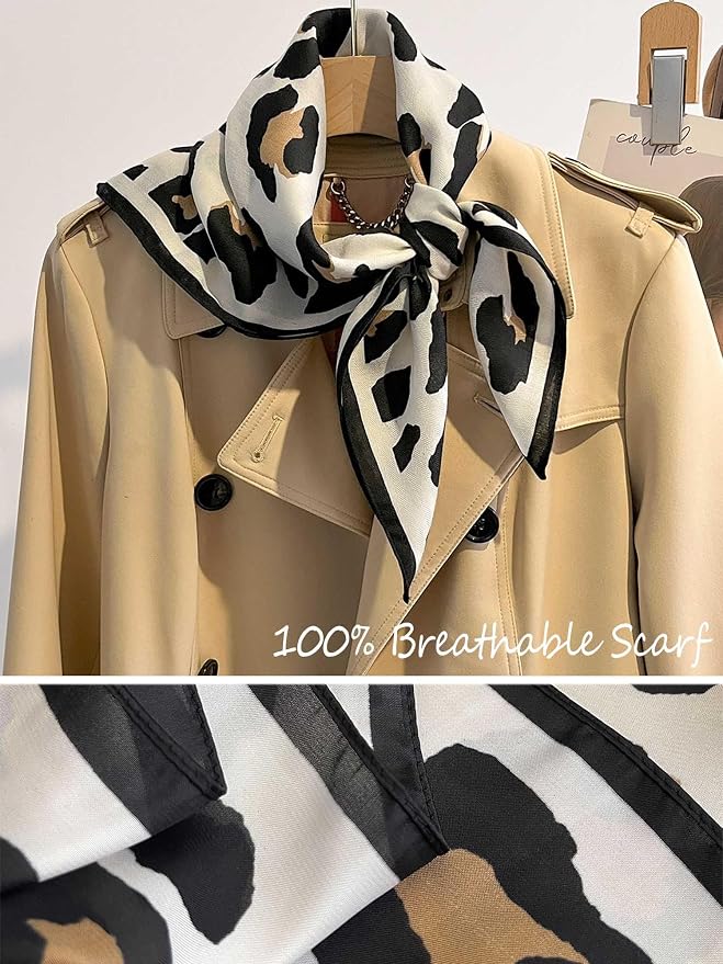 Silky Scarf for Women Lightweight Satin Bandanas Neck Hair Wrap For Sleeping - Image 4