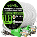 GEARit Cat6 Ethernet Cable 150ft, Outdoor Direct Burial Cat 6 Cable 24AWG High by GEARit