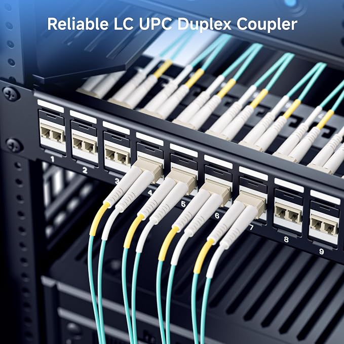 Cable Matters 10-Pack LC UPC Duplex Fiber Optic Keystone Coupler Jack, - Image 2