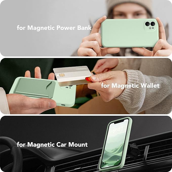 Magnetic for iPhone 11 Phone Case Silicone, Compatible - Image 3