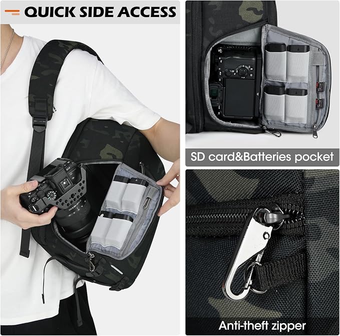 SDYSM Camera Bag Backpack Professional - Image 3