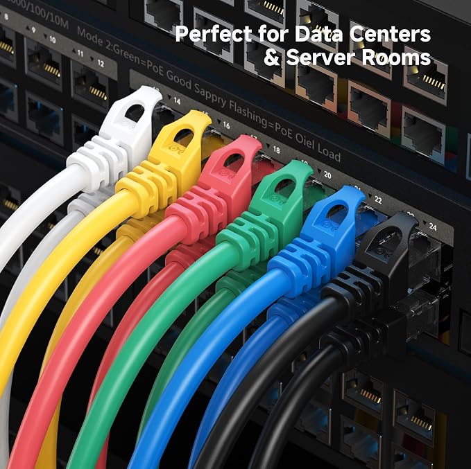 Cable Matters 1Gbps 8-Pack Snagless Cat 5e Ethernet Cable - 5ft - Image 8