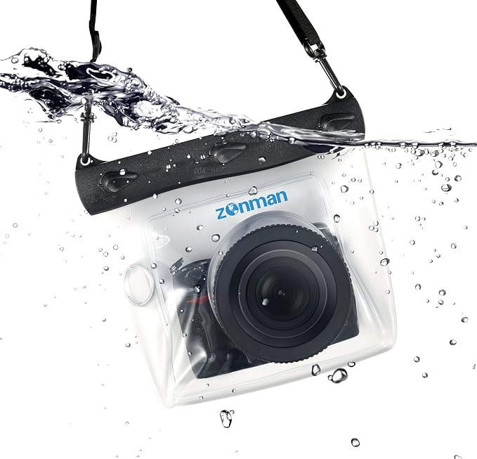 ZONMAN DSLR Camera Univeral Waterproof Underwater Housing Case Pouch Bag - Image 3