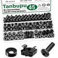 45PACK M6 x 16mm Rack Mount Cage Nuts, Enclosures by Tanbupu