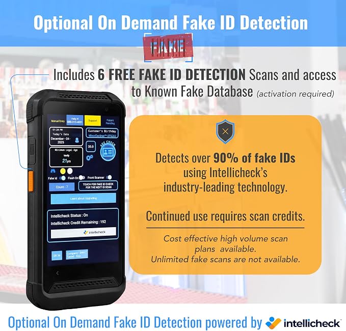 Portable ID & Passport Scanner for Bars, Clubs & Retail | Verifies Age & - Image 6