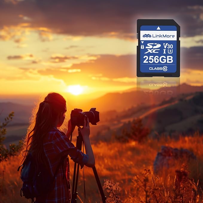 LinkMore 256GB Full-Size SD Card, SDXC Compatible - Image 4