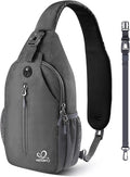 WATERFLY Small Hiking Sling Bag: Crossbody Sling Backpack Chest Bag Daypack by Waterfly